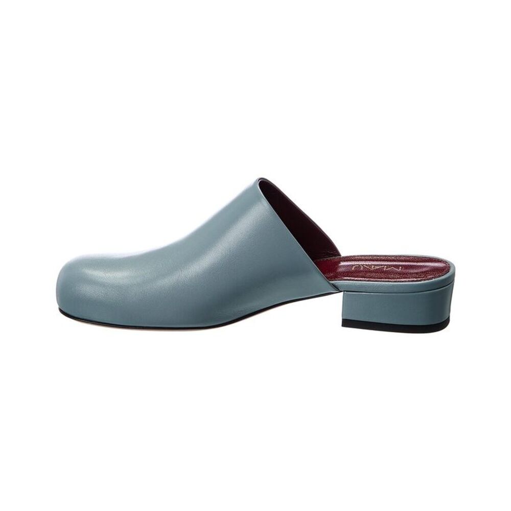 Manu Atelier Beste Leather Slipper, Blue - Picture 2 of 5